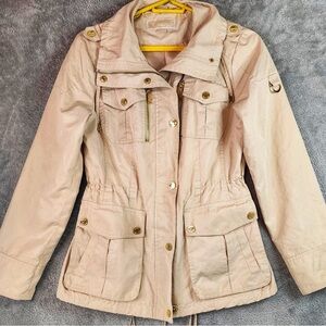 Michael Kors Light Tan Utility Jacket size M